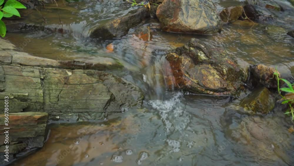 Clear water running in a Creek. Clear water running in a Creek.