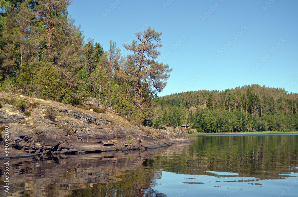 Halden Canal. Norway