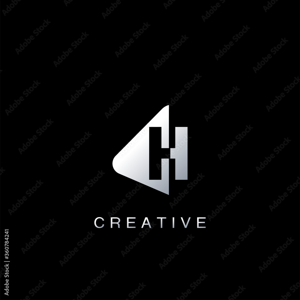 Monogram Abstract Techno Initial Letter H Logo icon vector design Monogram Abstract Techno Initial Letter H Logo icon vector design
