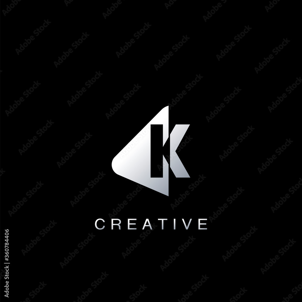 Monogram Abstract Techno Initial Letter K Logo icon vector design Monogram Abstract Techno Initial Letter K Logo icon vector design