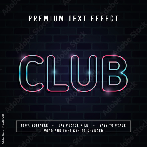 decorative club Font and Alphabet vector