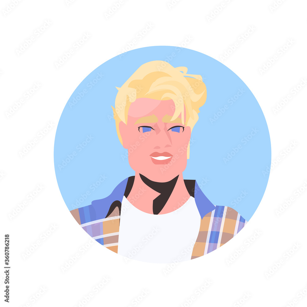 blonde young woman profile avatar beautiful girl face female cartoon character portrait vector illustration blonde young woman profile avatar beautiful girl face female cartoon character portrait vector illustration