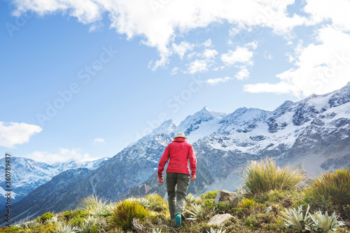 Hike in mountains