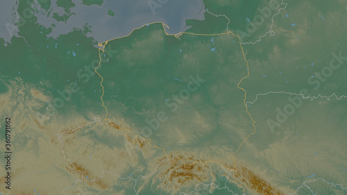 Poland - overview. Relief