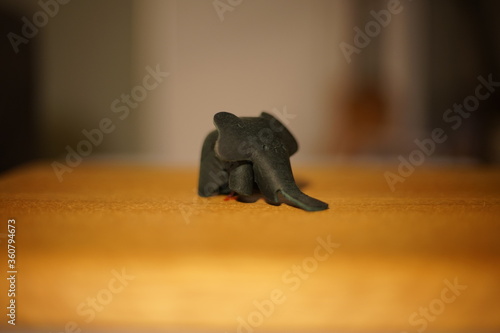 Miniature african elephant safari