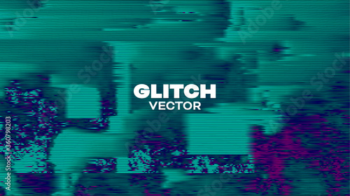 Abstract vector cover glitch. Pixel distorted error vector background