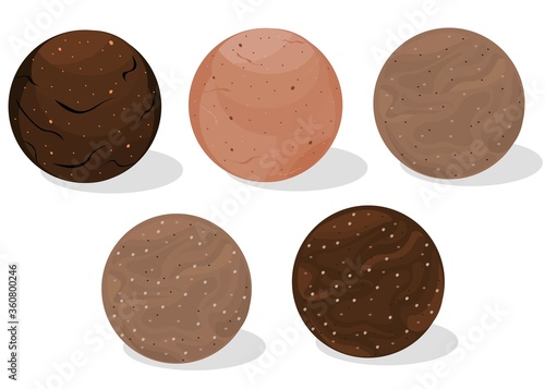 All Ragi Laddu,Nachni Laddu Indian Sweets or Mithai Food Vector