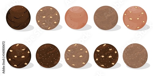 All Ragi Laddu,Nachni Laddu Indian Sweets or Mithai Food Vector