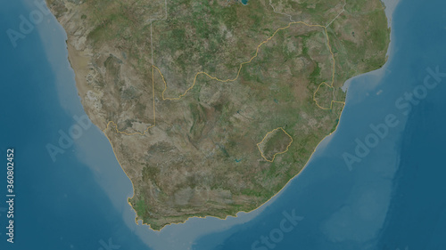South Africa - overview. Satellite