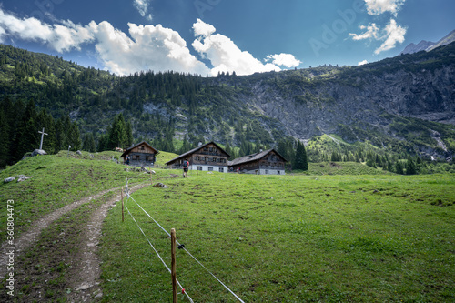 Großes Walsertal Österreich im Sommer photo