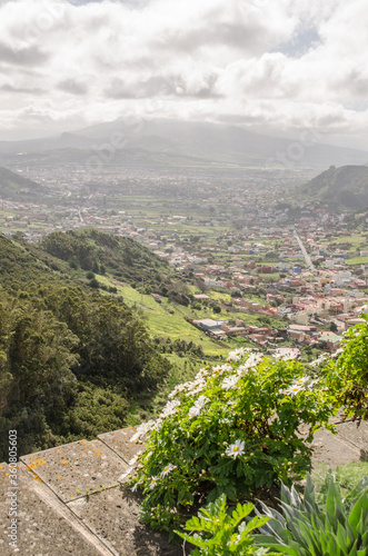 Views of the landscape of the Anaga Rural Park, in Santa Cruz de Tenerife. Canary Islands. Spain