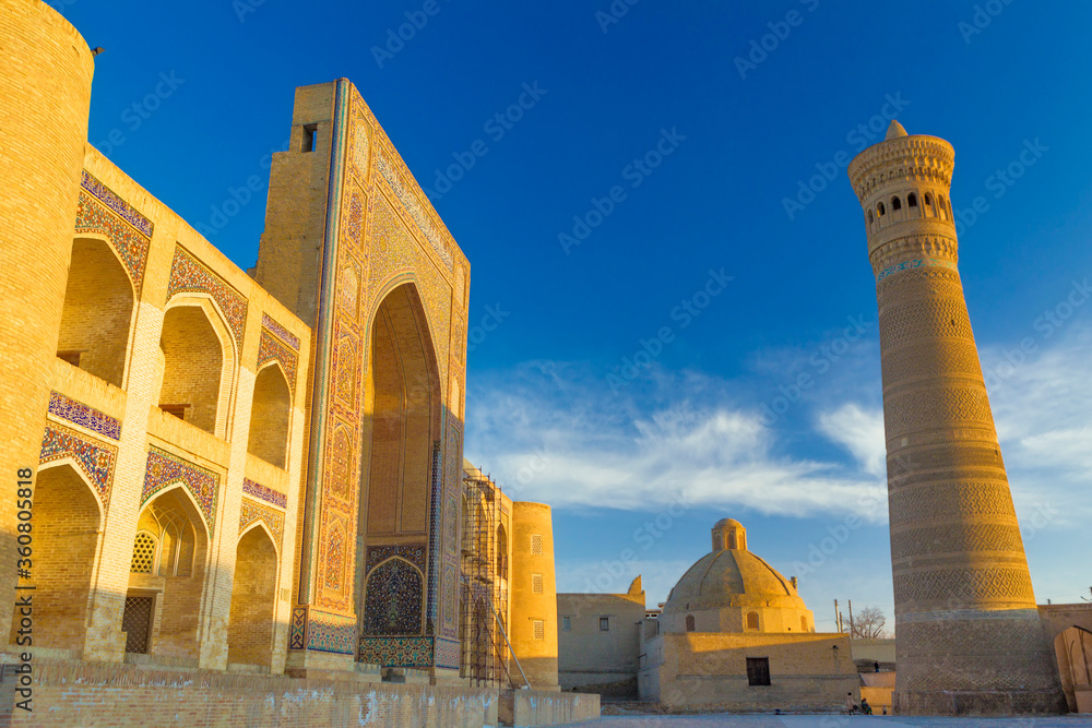 Poi Kalan mosque in Bukhara, Uzbekistan