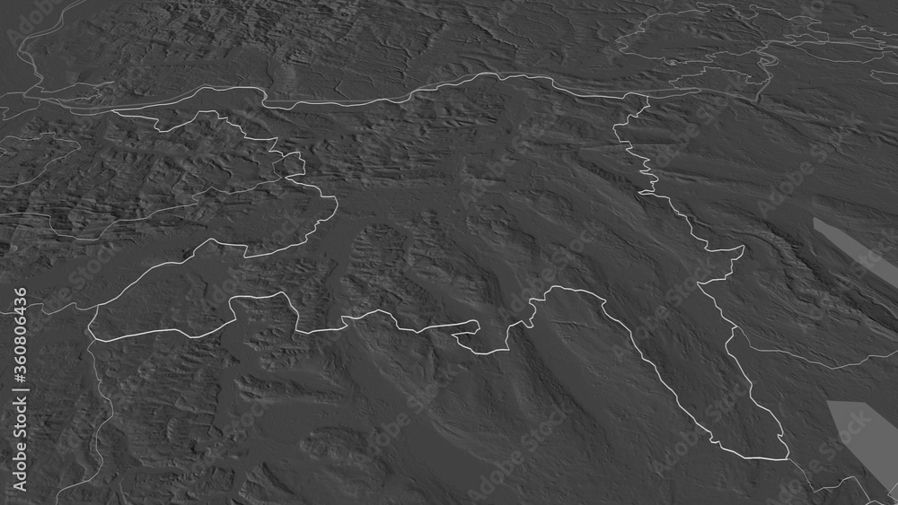 Aargau, Switzerland - outlined. Bilevel Aargau, Switzerland - outlined. Bilevel