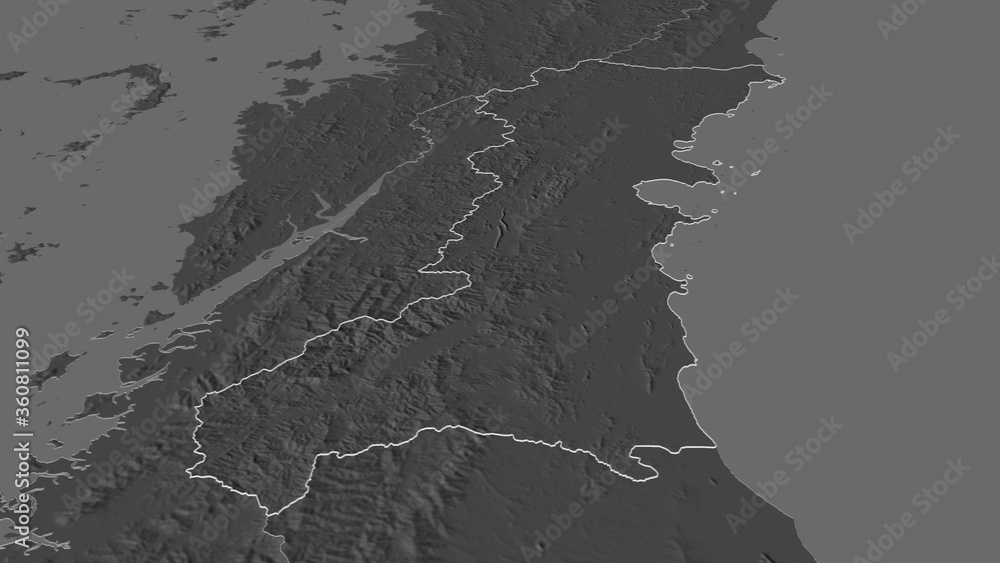 Chumphon, Thailand - outlined. Bilevel Chumphon, Thailand - outlined. Bilevel