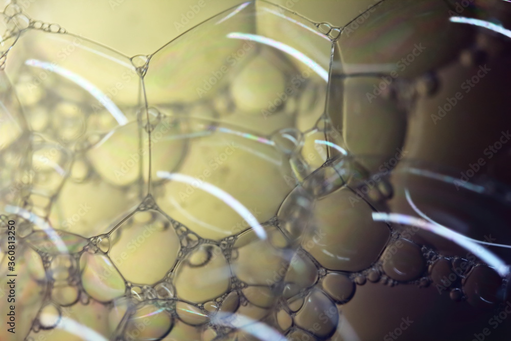beautiful soap bubble in macro for background beautiful soap bubble in macro for background
