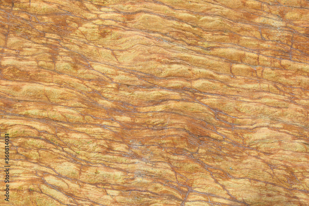Detail of colorful sandstone surface