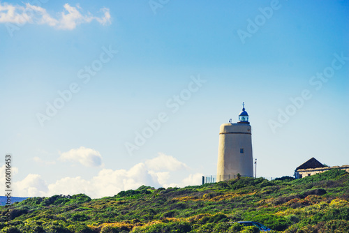 Carbonera lighthouse, Punta Mala, La Alcaidesa, Spain.