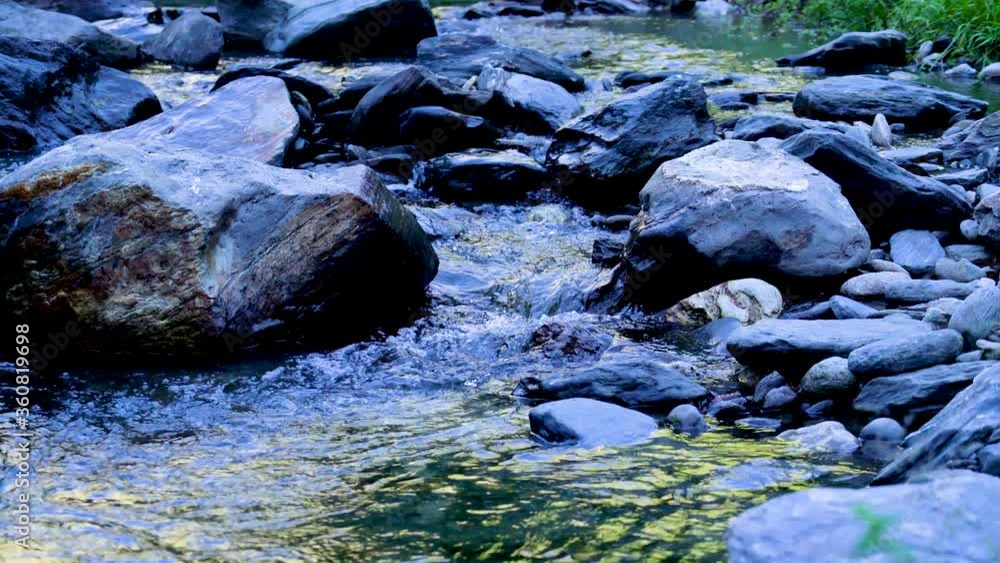 high mountain waters going down the river high mountain waters going down the river