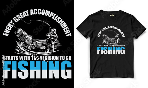 Fishing T-shirt Design..