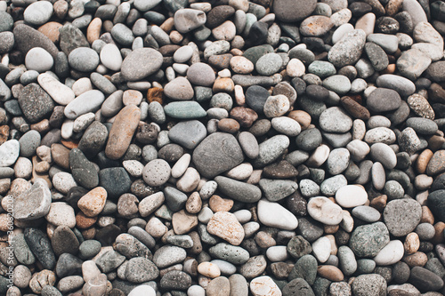 Sea pebble background