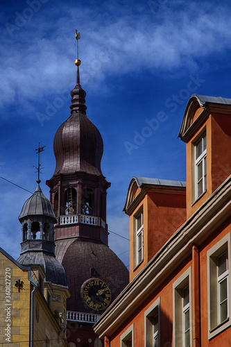 Dome chatedral roof of the old town