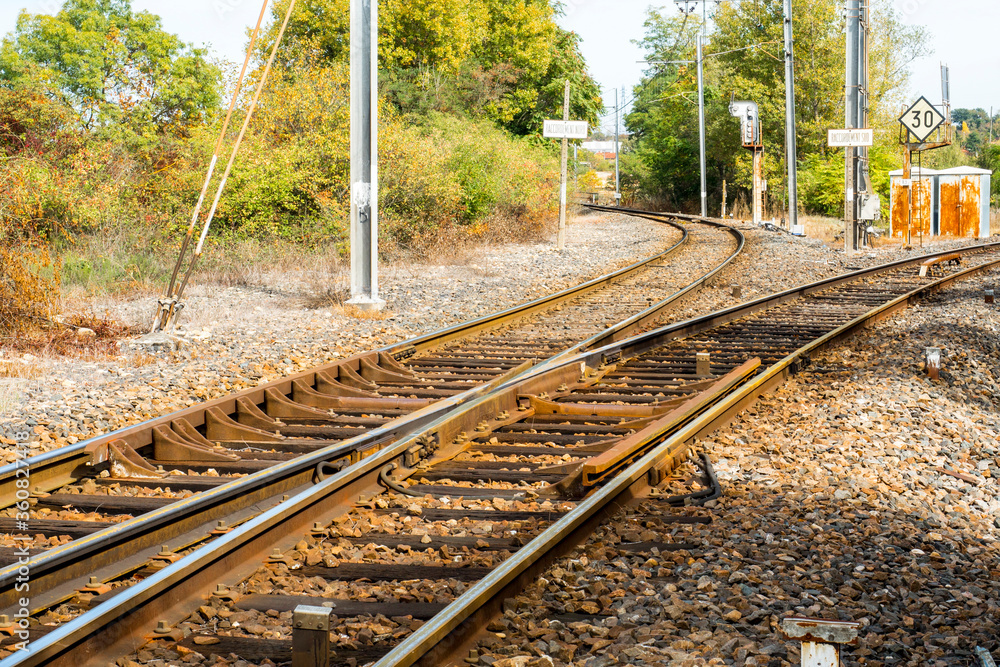 Fototapeta premium Aiguillage