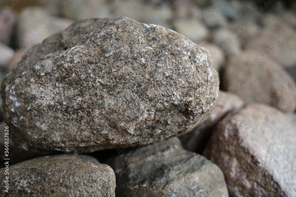 Large photo of stones from above on the road. Large photo of stones from above on the road.