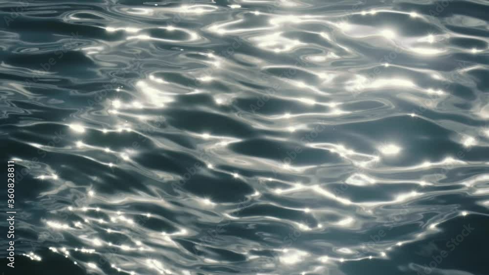 Slow motion of golden glittering sea surface, abstract background. Slow motion of golden glittering sea surface, abstract background.