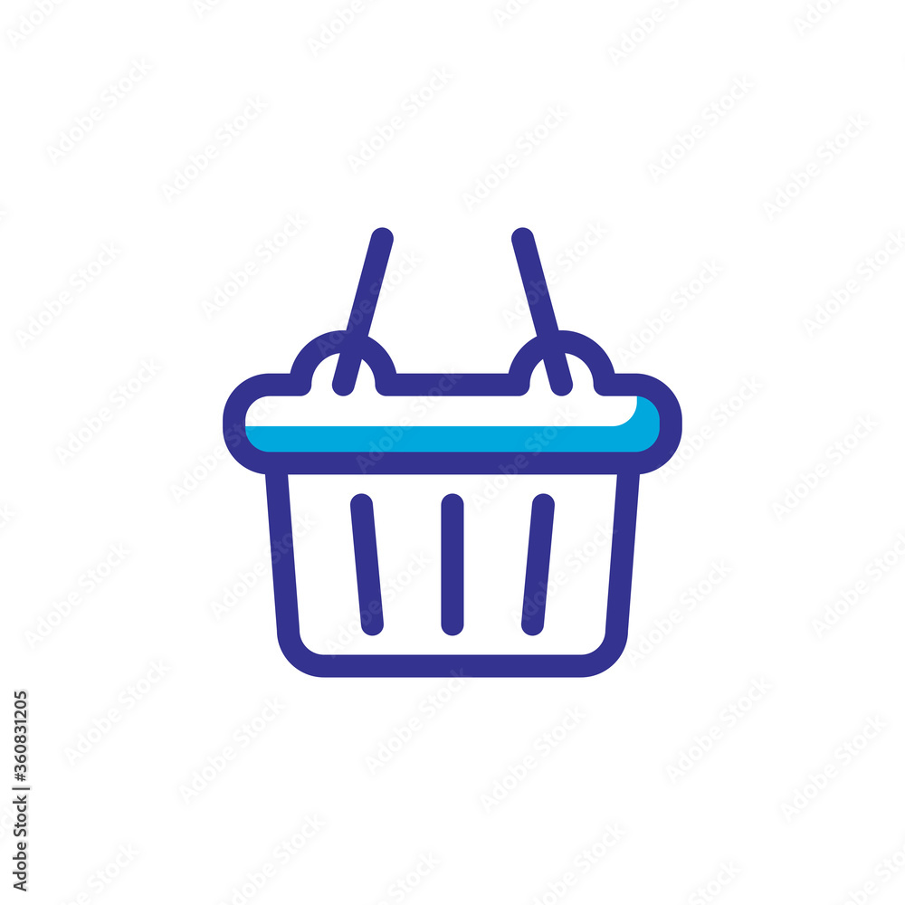 shopping basket icon logo illustration design shopping basket icon logo illustration design