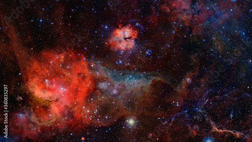 Fototapeta Naklejka Na Ścianę i Meble -  Outer space background. Elements of this image furnished by NASA