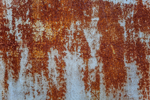 Rusty iron surface. Background. Space for text. © Анна Демидова