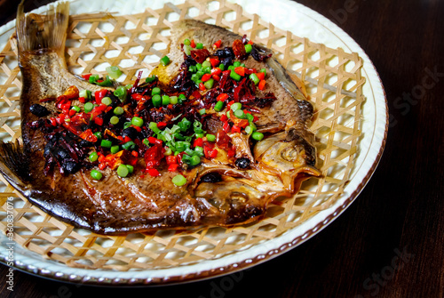 Fried Mud Fish With Black Bean Sauce