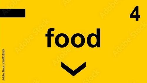 Supermarket and Grocery Store Isle Sticker Sign Food Section 4