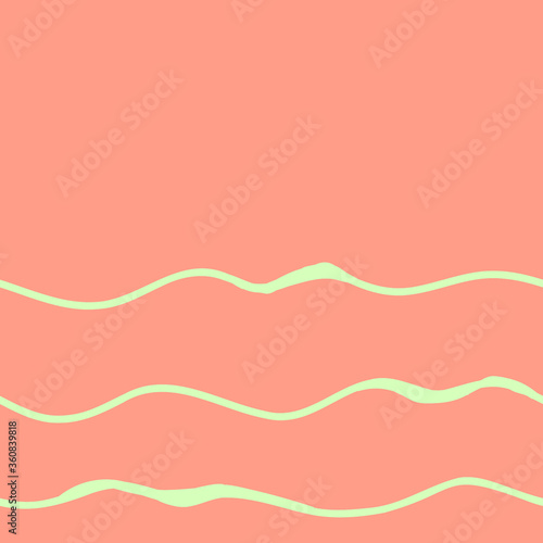 Vector Pattern Seamless Repeat Hand Drawn Geometric Waves Doodle Art Colourful Border Perfect for Scrapbooking, Wallpaper, Decor, Fabric, Background