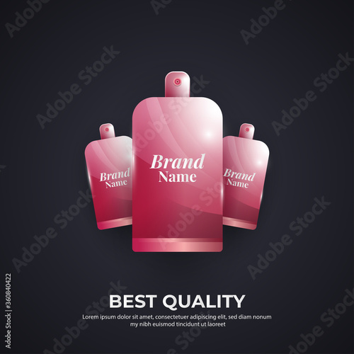 Pink Cosmetic Product Template for Advertising or Promotion