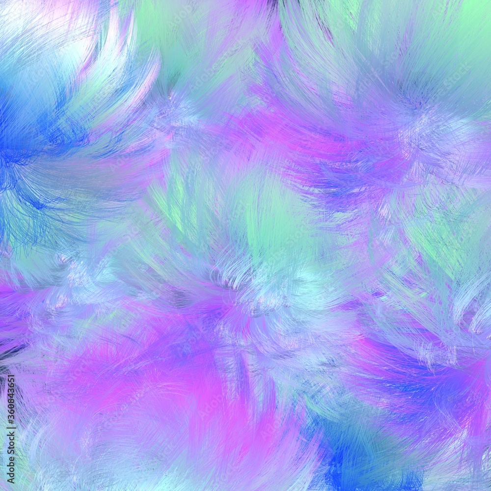 Digital abstract background in blue, green and pink colors.