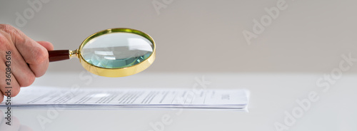 Fraud Auditor Using Magnify Glass