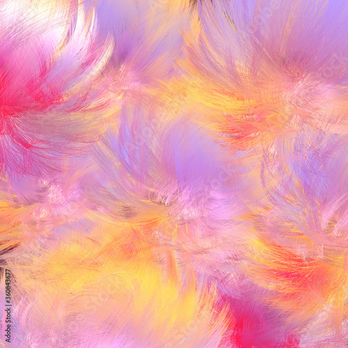 Digital abstract background in yellow, lilac and pink colors.
