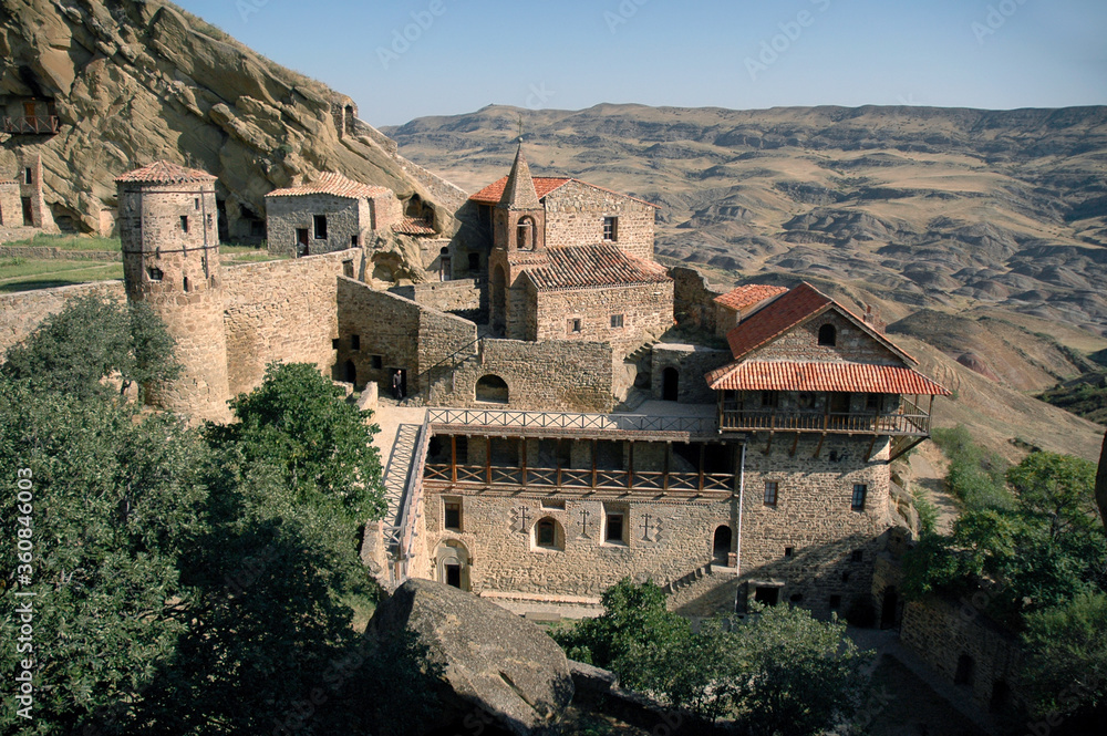 David Gareja monastery complex. Kakheti Region, Georgia, Caucasus.