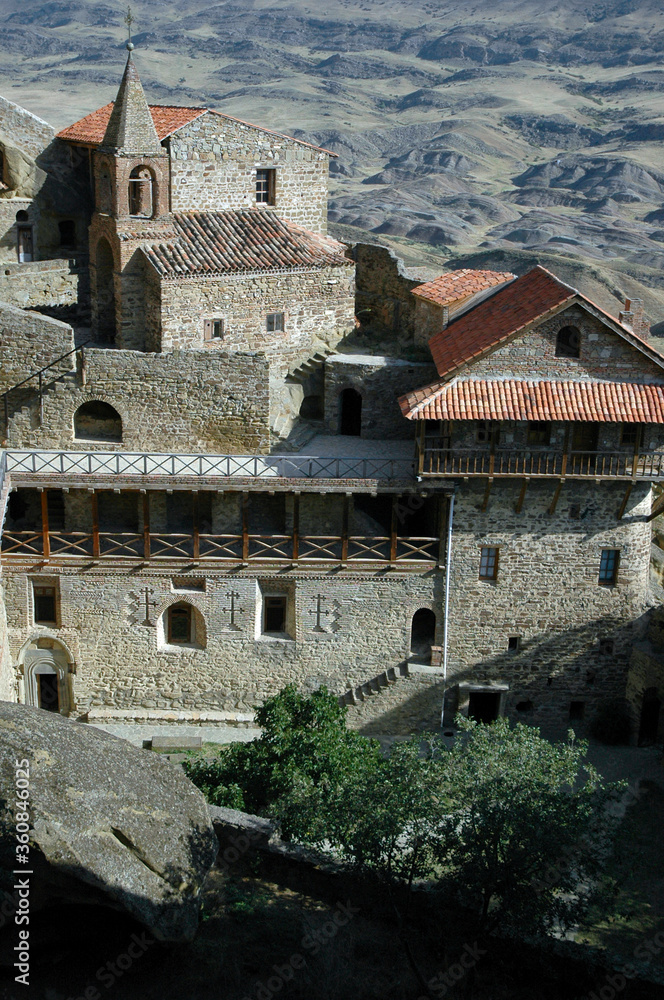 David Gareja monastery complex. Kakheti Region, Georgia, Caucasus. David Gareja monastery complex. Kakheti Region, Georgia, Caucasus.