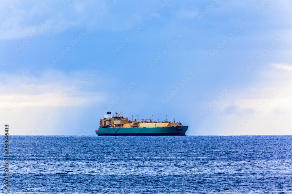 Tanker in the sea Tanker in the sea