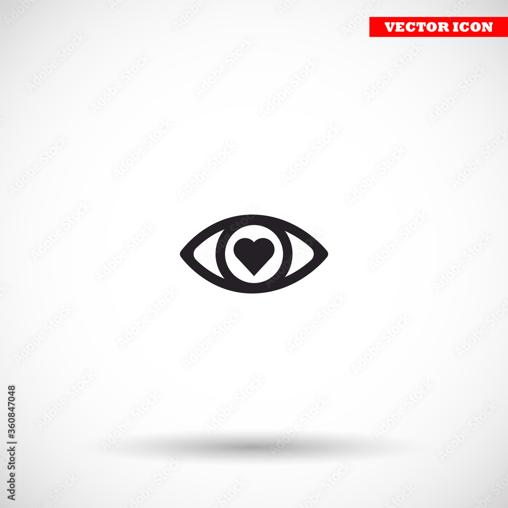 Eye vector icon , lorem ipsum Flat design Eye vector icon , lorem ipsum Flat design
