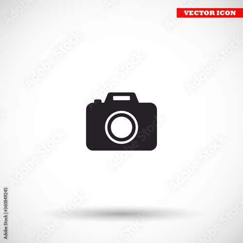 Camera  vector icon , lorem ipsum Flat design