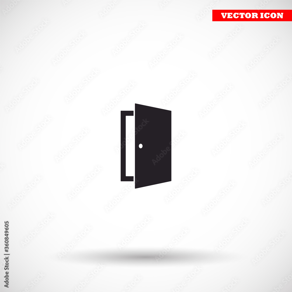 Door vector icon , lorem ipsum Flat design Door vector icon , lorem ipsum Flat design
