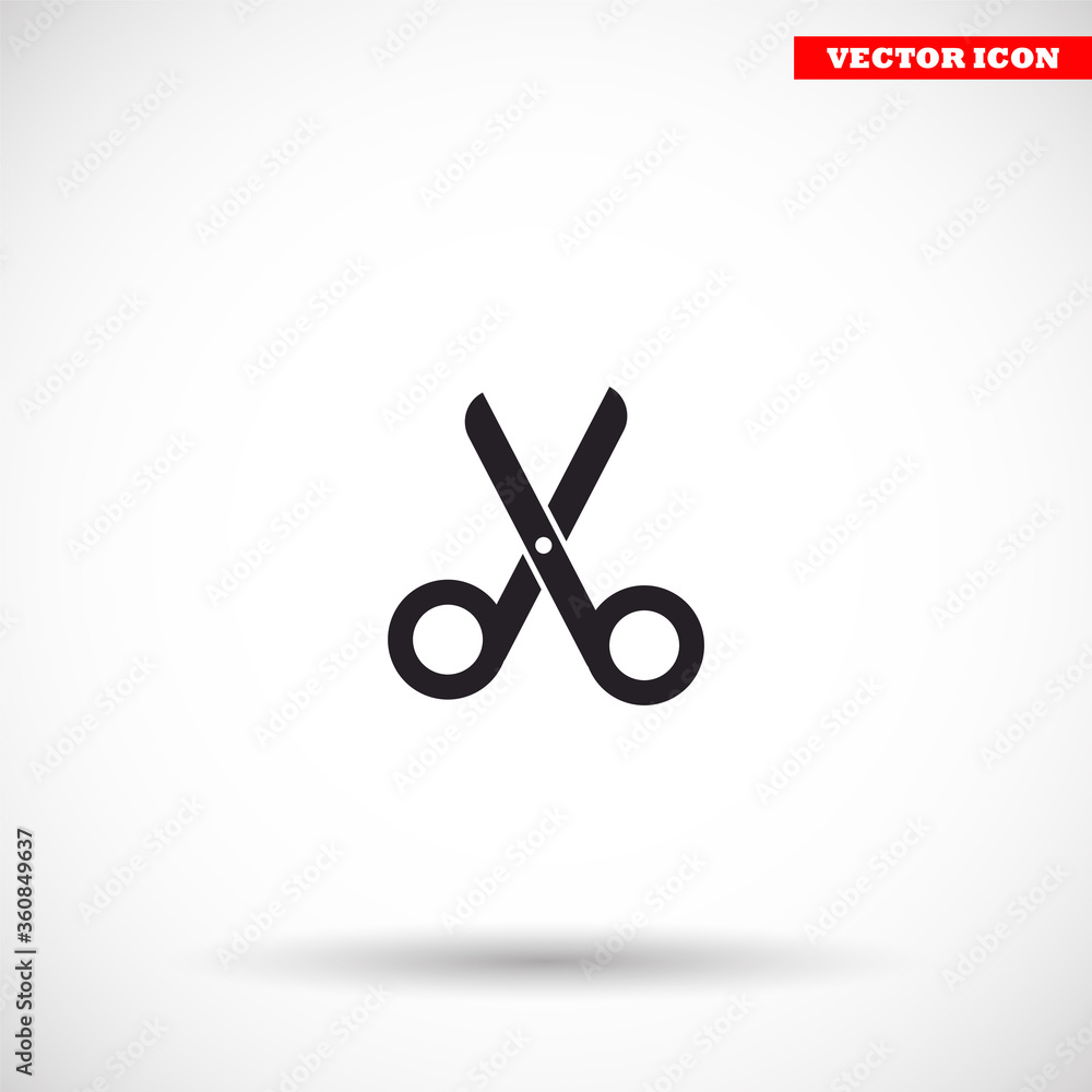 Scissors vector icon , lorem ipsum Flat design Scissors vector icon , lorem ipsum Flat design