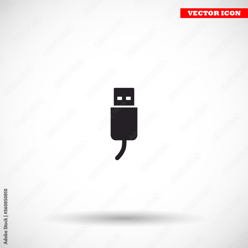 Flash drive vector icon , lorem ipsum Flat design Flash drive vector icon , lorem ipsum Flat design