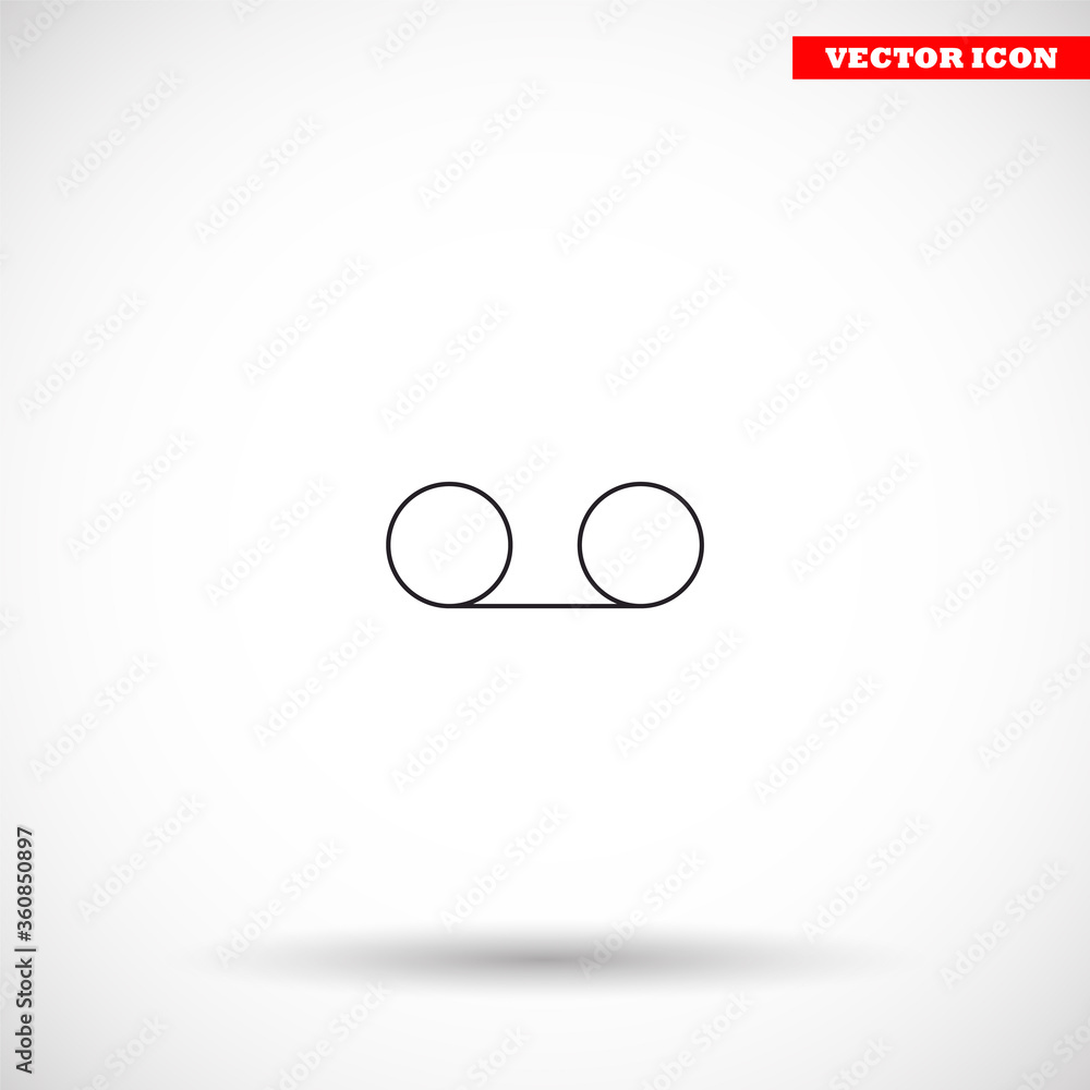 Play the film vector icon , lorem ipsum Flat design Play the film vector icon , lorem ipsum Flat design