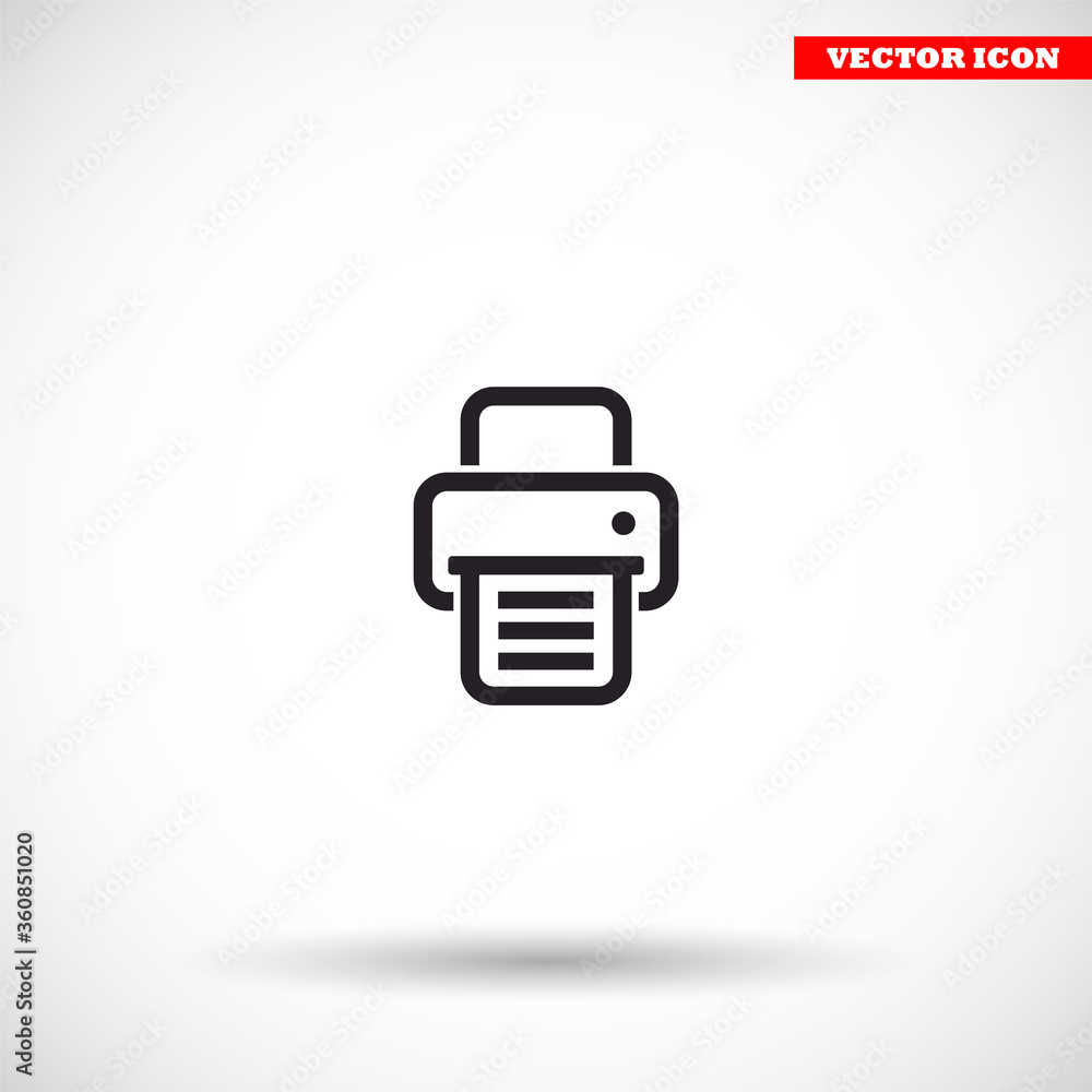 Printer vector icon , lorem ipsum Flat design Printer vector icon , lorem ipsum Flat design