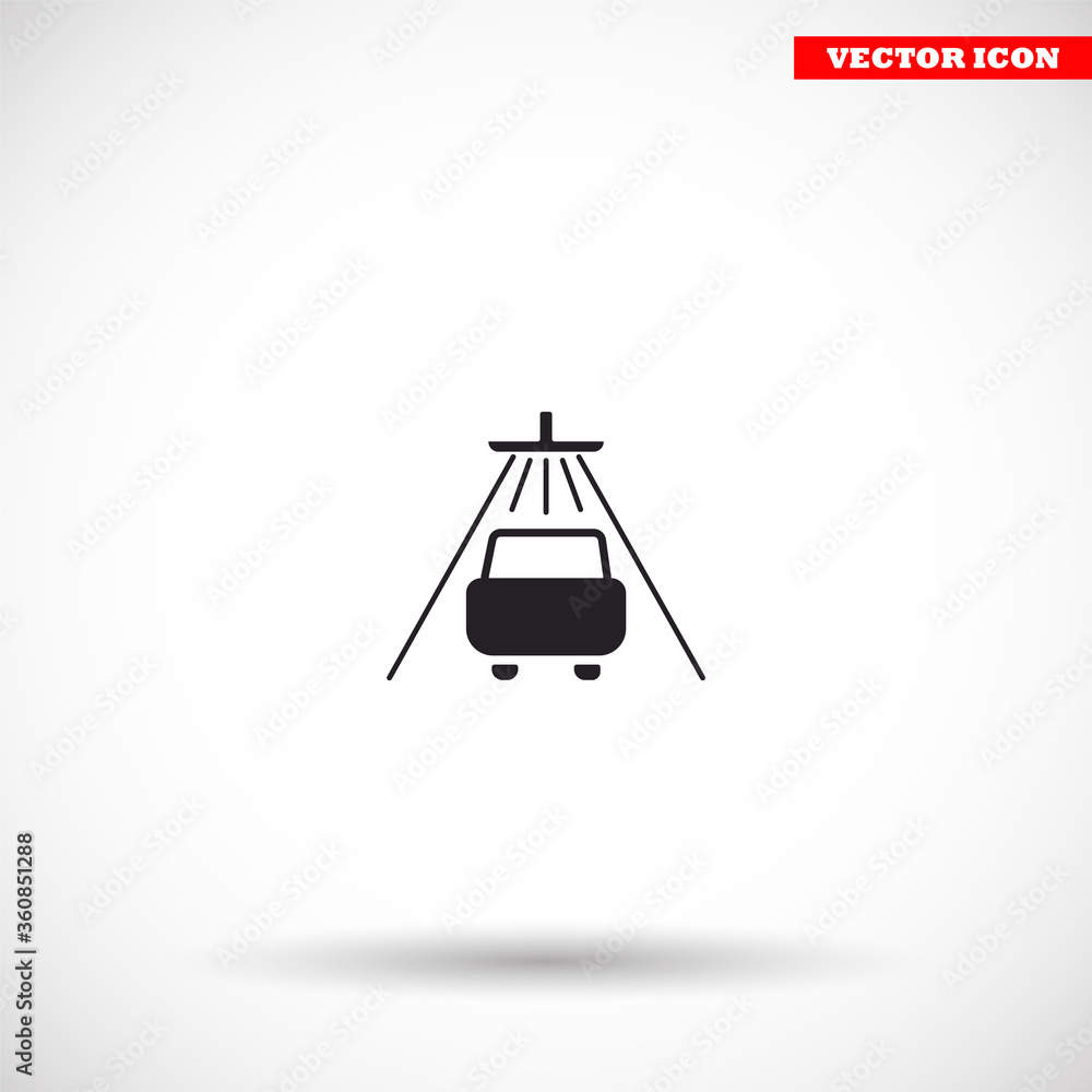 Shower for cars vector icon , lorem ipsum Flat design Shower for cars vector icon , lorem ipsum Flat design