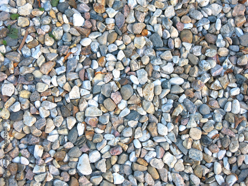 multi-colored gravel made of stones, excellent natural background multi-colored gravel made of stones, excellent natural background